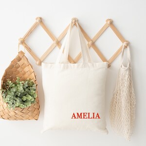 Cadeaux de demoiselle d'honneur, sac fourre-tout personnalisé, sac avec nom, cadeaux d'enterrement de vie de jeune garçon, cartable, sac fourre-tout en toile, sac fourre-tout pour fête de mariage