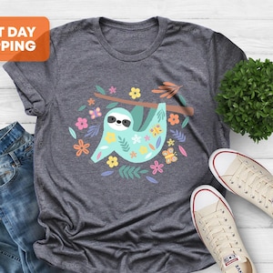 Sloths Shirt, Sloth Lover Shirt, Animal Lover Shirt, Inspirational Shirt, Sloth Shirt, Valentines Day Shirt, Gift For Her, Animal Shirt