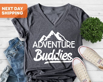 Adventure Buddies, Adventure Shirts, Hiking Shirt, Camping Shirt, Adventure Lover Shirt, Buddies Shirt, Matching Camping Shirts