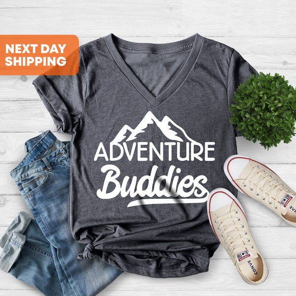 Adventure Buddies, Adventure Shirts, Hiking Shirt, Camping Shirt, Adventure Lover Shirt, Buddies Shirt, Matching Camping Shirts