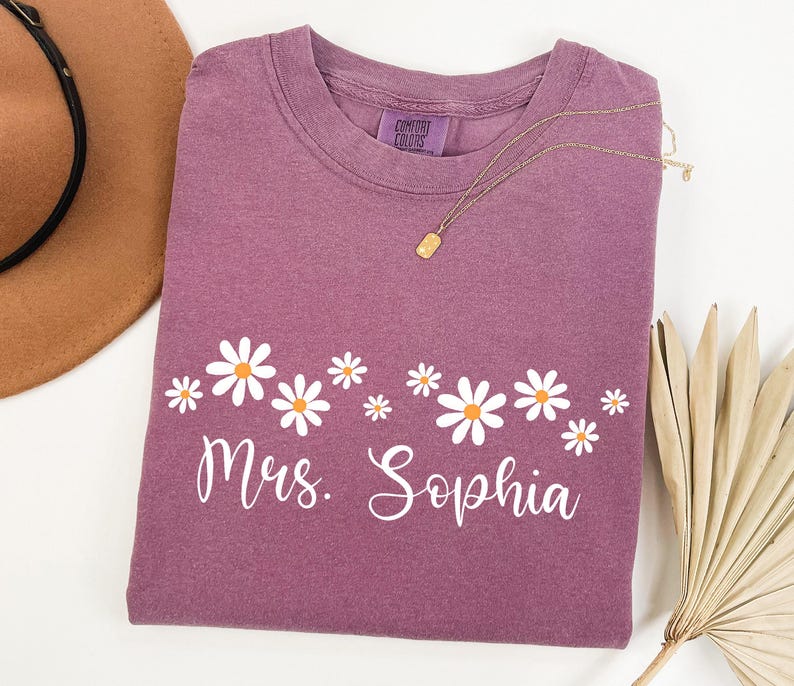 Comfort Colors® Custom Teacher Shirt, Customized Name Teacher Shirt, Teacher Team Shirts, Personalized School Tshirt, Teacher Appreciation image 2