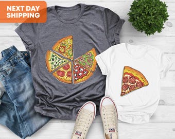 Camisetas Personalizadas Playera Papa E Hijo Pizza Original Pack