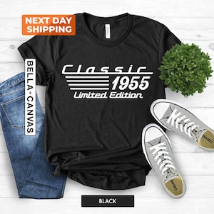Custom 70th Birthday Auto Owner Gift, Custom Classic 1955 Car Lover Shirt, Born in 1955 Gift for Men, Custom 1955 Retro Vintage Gift
