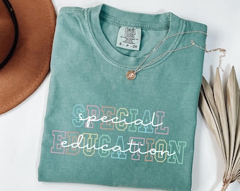 Special Education Teacher Comfort Colors® Shirts, Sped Teacher Shirt, Autism Teacher Shirt, Sped T Shirt, Special Education Teacher Gifts