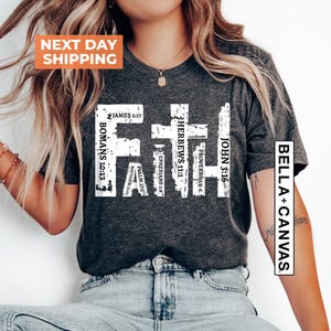 Faith Shirt, Christian Shirt, Blessed Women Shirt, Bible Verse T-Shirt, Religious Outfit, Retro Faith T Shirt, Christian Cross Graphic Tee