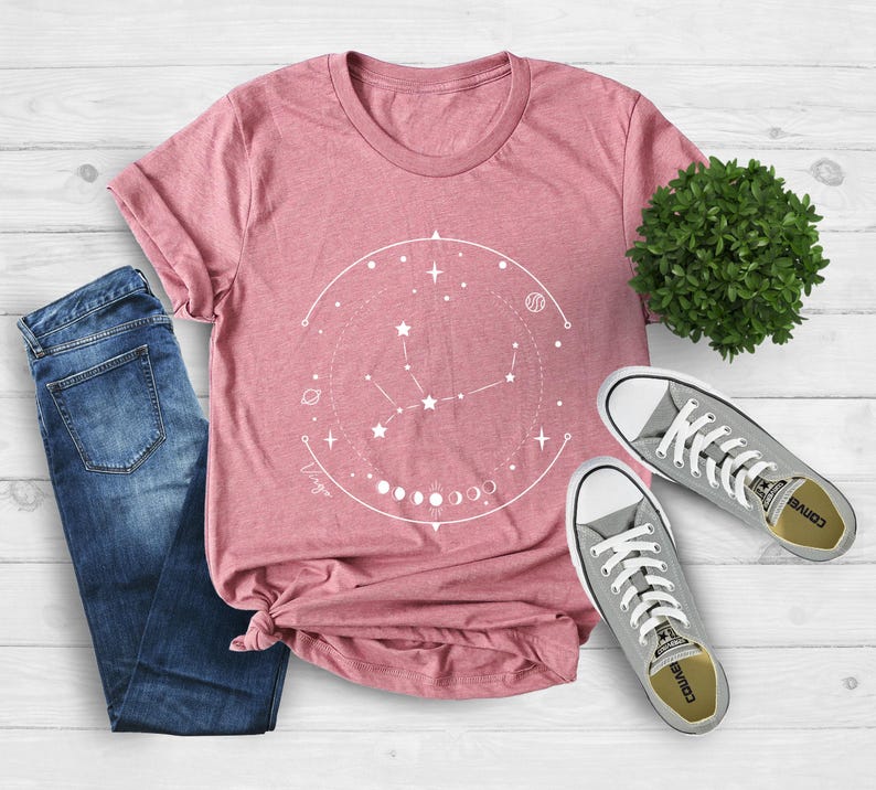 Astrology Shirt, Cancer Zodiac Shirt, Horoscope Gift, Birthday Gifts, Zodiac Signs Shirt, Horoscope Constellations Shirt, Astrology Gift image 4