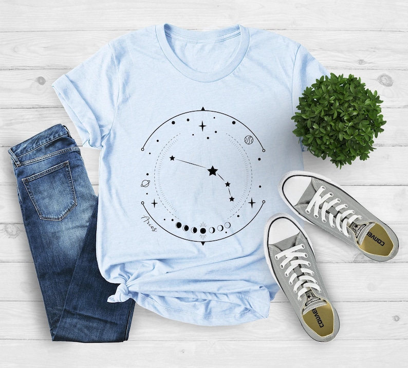 Astrology Shirt, Cancer Zodiac Shirt, Horoscope Gift, Birthday Gifts, Zodiac Signs Shirt, Horoscope Constellations Shirt, Astrology Gift image 1