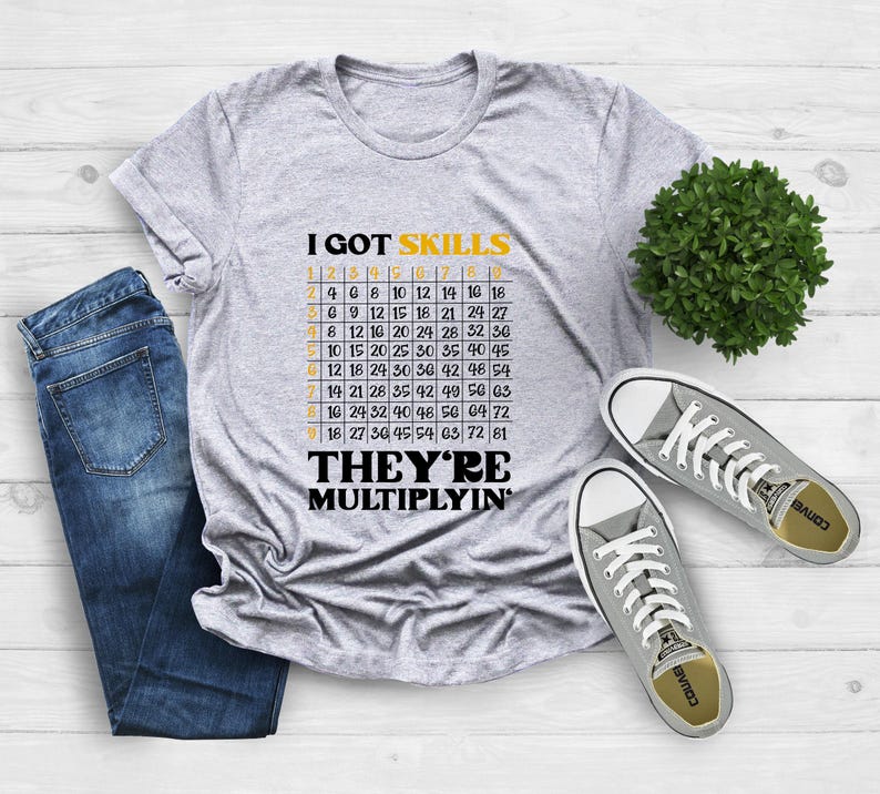 Shirt wiskundeleraar, shirt vermenigvuldigen, shirt wiskunde, grappig wiskundecadeau, cadeau wiskundeleraar, cadeau wiskundeleraar, shirt wiskundevaardigheden, shirt wiskunde, shirt leraar afbeelding 2