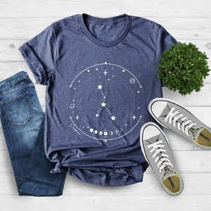 Astrology Shirt, Cancer Zodiac Shirt, Horoscope Gift, Birthday Gifts, Zodiac Signs Shirt, Horoscope Constellations Shirt, Astrology Gift image 5
