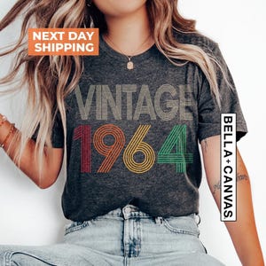 61st Birthday Shirt, 1964 Retro Shirt, 61st Birthday Gift For Men, Vintage 1964 Shirt, Born In 1964 Shirt, 61st Birthday Woman Shirt