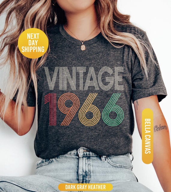 60th Birthday Shirt, 1966 Retro Shirt, 60th Birthday Gift For Men, Vintage 1966 Shirt, Born In 1966 Shirt, 60th Birthday Woman Shirt