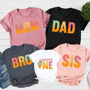 Familie ijs verjaardag shirts, moeder vader broer zus familie ijs verjaardag shirts, bijpassende ijs verjaardag shirts, ijs shirt