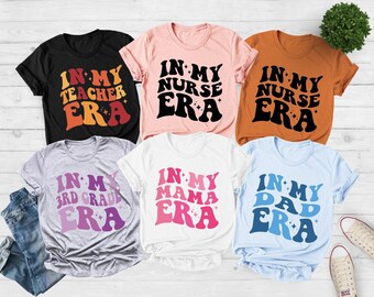 In My Custom Era Shirts, Custom Text Era Shirt, Mama Gift Shirts, Retro Custom Tee, Custom Era Youth Shirt, Wavy Custom Era Gift, Gigi Era