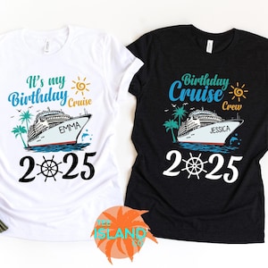 It&#39;s My Birthday Cruise Shirt, Birthday Cruise Crew Shirts, Birthday Cruise 2025,Womens Birthday,Bday Cruise Party Shirts,Family Cruise Bday