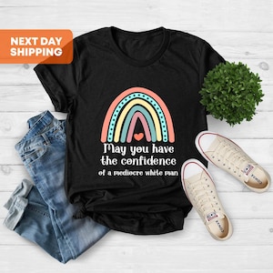 Camiseta &quot;Que tengas la confianza de un hombre blanco mediocre&quot;, camiseta feminista, &quot;Aplasta el patriarcado&quot;, regalo feminista, camiseta liberal, derechos de las mujeres