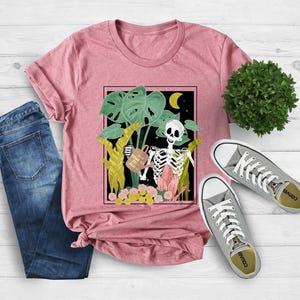 Skeleton Plant Shirt, You Make Me Feel Alive Shirt, Botanical Shirt, Skeleton Gift Shirt, Plant Lover Gift, Gift For Gardener, Garden Shirt