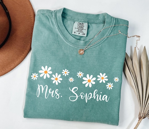 Comfort Colors® Custom Teacher Shirt, Customized Name Teacher Shirt, Teacher Team Shirts, Personalized School Tshirt, Teacher Appreciation