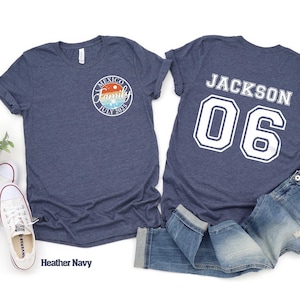 Family Vacation 2025 Shirts, Custom Summer Shirt, Family matching gift, Custom Last Name, Custom Number, Family Beach trip Shirt, Beach Tee
