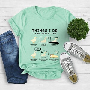 Ducks Shirt, Duck Lover Gift Shirt, Duck Lover Shirt, Funny Duck Shirt, Farm Lover Shirt, Gift For Mom, Ducks Tshirt image 4