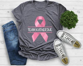 Breast Cancer T-shirt, Motivational T-shirt, Cancer Awareness T-shirt, Personalized Team Cancer T-shirt,Cancer Support Team Shirt,Cancer Tee
