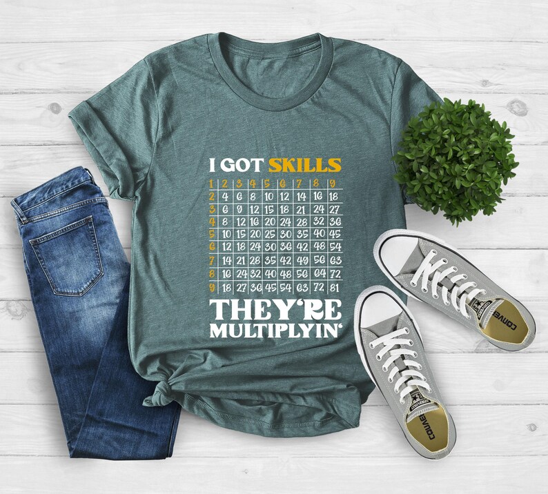 Shirt wiskundeleraar, shirt vermenigvuldigen, shirt wiskunde, grappig wiskundecadeau, cadeau wiskundeleraar, cadeau wiskundeleraar, shirt wiskundevaardigheden, shirt wiskunde, shirt leraar afbeelding 4