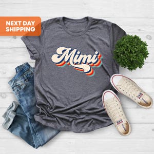Retro Mimi Shirt, Mothers Day Shirt, Mimi Shirt, Gift for Grandma, Promoted to Mimi T-shirt, Mimi Life Tee, New Mimi Shirt, Mimi Birthday