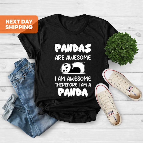 Camiseta para amantes de los pandas, regalo para amantes de los