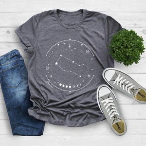 Astrology Shirt, Cancer Zodiac Shirt, Horoscope Gift, Birthday Gifts, Zodiac Signs Shirt, Horoscope Constellations Shirt, Astrology Gift image 3