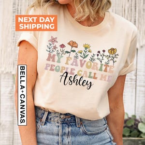 My Favorite People Call Me Grandma Shirt, Custom Grandma Tshirt, Personalized Nana Shirt, Grandma Announcement, First Time Grandma Shirt