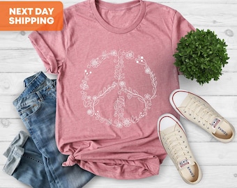 Peace Shirt, Peace T-shirt, Peace Sign Shirt, Peace Sign T-Shirt, Peace Symbol Shirt, Inspirational Tee, Kindness Shirt, Be Kind Shirt