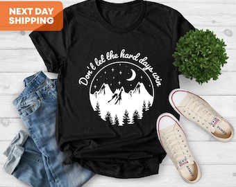 Don’t Let the Hard Days Win Shirt, ACOTAR, Bookish, Bibliophile, Velaris, Book Lover Shirt, Bookworm Apparel, Book Lover Gift, Xmas Gift Her