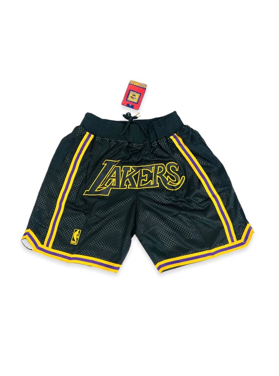 Just Don style Los Angeles Lakers retro shorts for Sale in Los