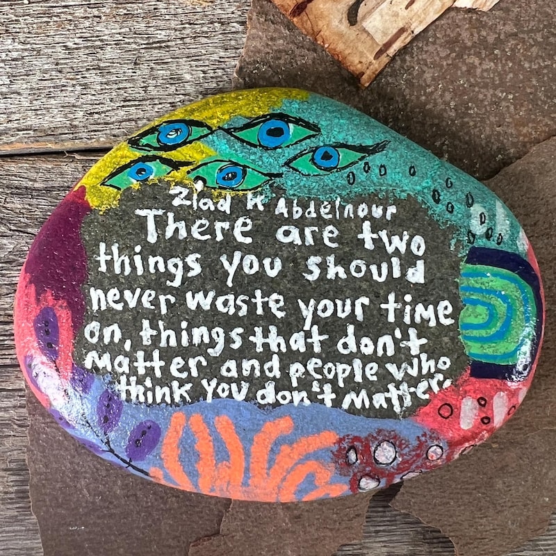 Quotes In Rocks Painted Rocks With Quotes - Etsy