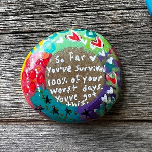 Inspirational Painted Rock: You&#39;ve Got This - Hand-Painted 1.75-Inch Stone