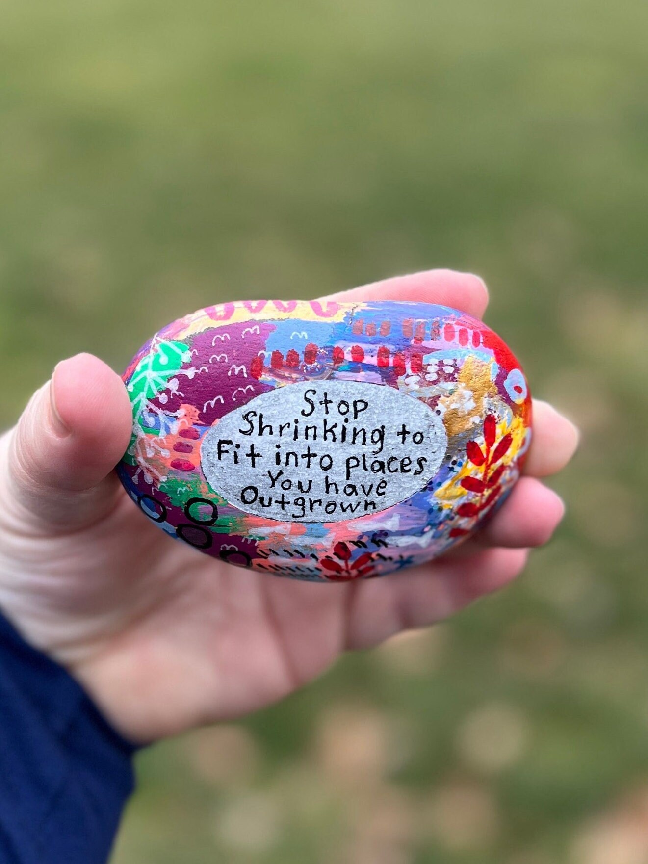 Empowering Rock - 'stop Shrinking to Fit Into Places You Have Outgrown ...