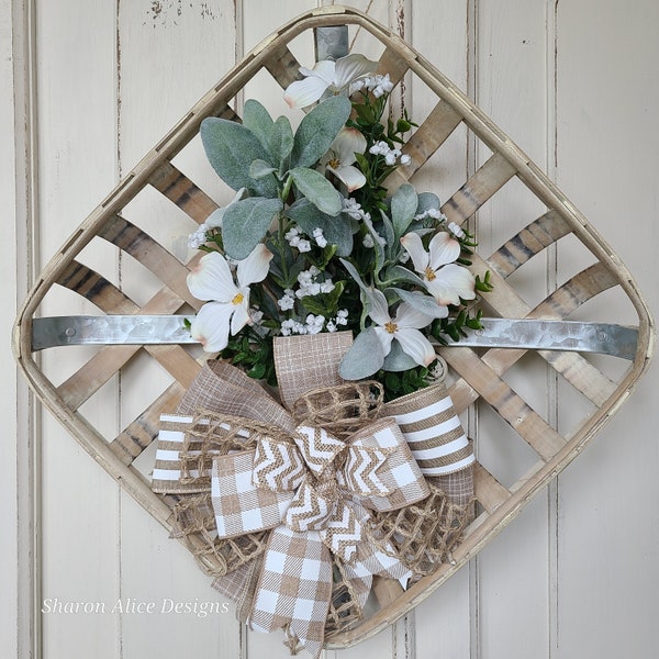 Tobacco Basket Wall Decor Etsy