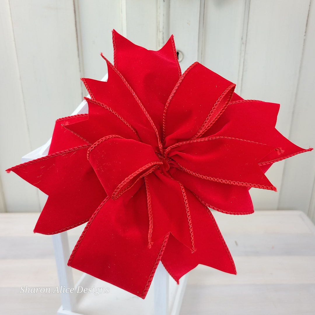 Annie’s Red Velvet Bow