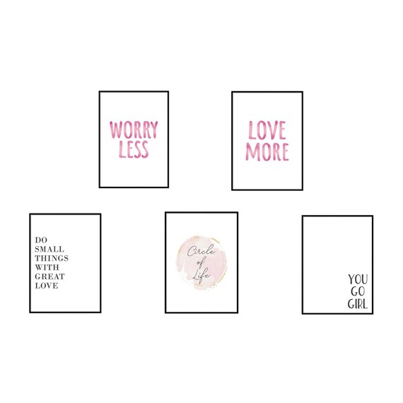A3 Wall Art Prints CUSTOM Motivational Inspirational Etsy