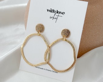 Gold Organic Dangle