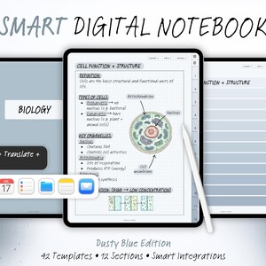 Notebook digitale intelligente - Blu polvere