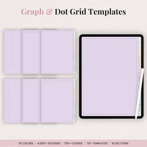Digital Student Notebook Template for iPad Note Taking | Study Notes, Stickers & Covers | Goodnotes Digital Download image 7