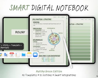 Smart Digital Notebook - Matcha Green