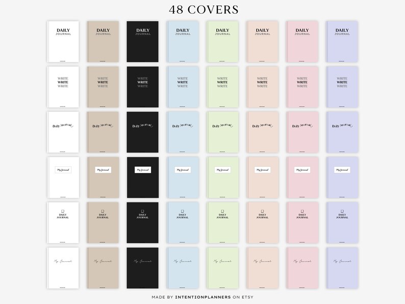 The cover displays the title 'Daily Journal' in elegant typography.