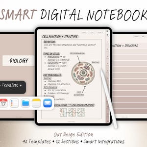Notebook digitale intelligente - Beige avena