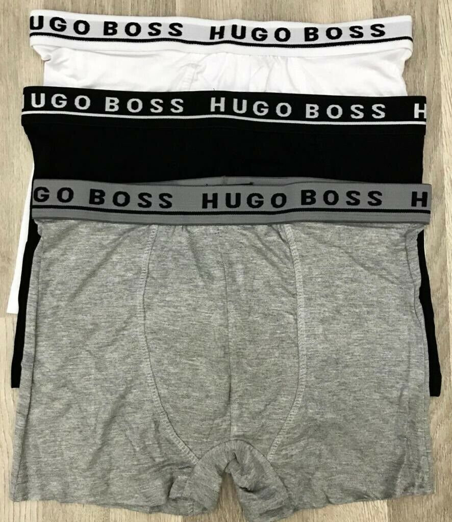 Hugo Boss Mens Boxer Underwear 3 in a Pack on Sale Etsy UK