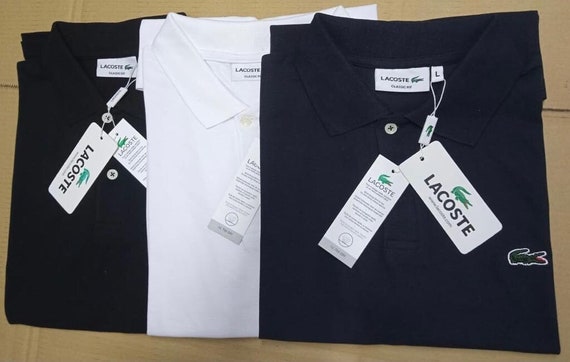 Lacoste Mens Polo Shirt Short Sleeves on Sale - Etsy Denmark