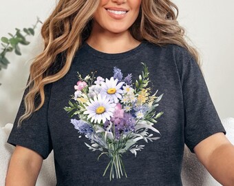 Plant Lady T-Shirt For Women - Garden & Nature Lover Graphic Tee, Casual Short Sleeve Top