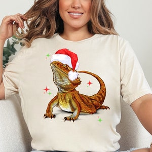 Bearded Dragon Christmas Shirt, Dragon Mom Gift, Bearded Dragon TShirt, Reptile Mom Shirt, Bearded Dragon Gift, Beardie Shirt