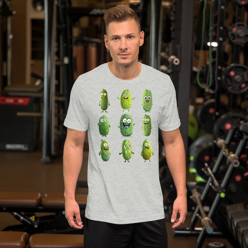 Funny Pickle Shirt, Retro Pickle Faces Shirt, Green Pickle Shirt, Pickle Lover Shirt, Trendy Womens Shirt, Pickle Graphic Tees
