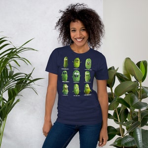 Funny Pickle Shirt, Retro Pickle Faces Shirt, Green Pickle Shirt, Pickle Lover Shirt, Trendy Womens Shirt, Pickle Graphic Tees